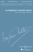In Freezing Winter Night SATB choral sheet music cover